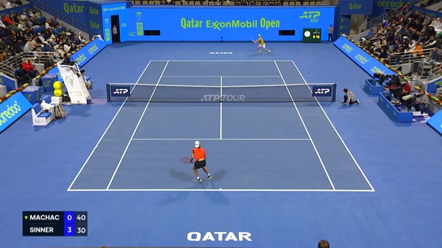 Sinner startet souverän in Doha Sinner startet souverän in Doha