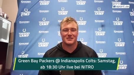 Colts-Star wirbt für Livespiel bei NITRO