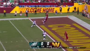 Howell deep auf McLaurin - Führung für Washington