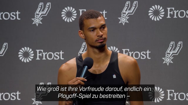 Wembanyama heiß auf Playoffs: "Denke viel darüber nach"