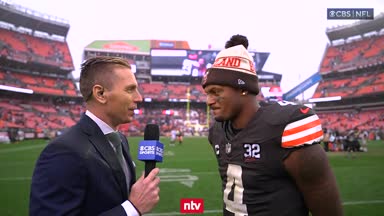 Browns-QB Watson nach Auftaktsieg im Interview