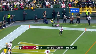 Reed-Touchdown nach Toe-Drag-Magic!