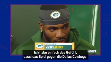 Parsons erwartet "Primetime-Football"