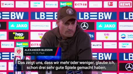 Blessin bleibt gelassen: Niederlage "kein Beinbruch"