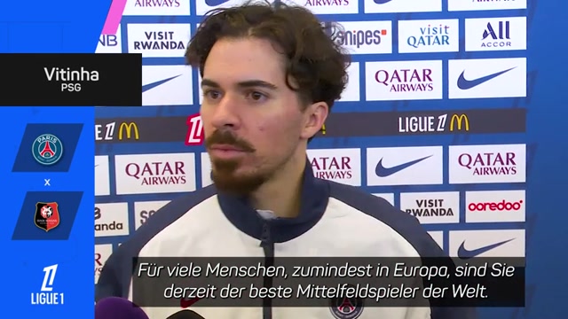 Bester Mittelfeldspieler? Vitinha freut sich über Komplimente