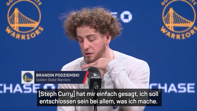 Curry-Tipp? Podziemski: "Einfach entschlossen sein" Curry-Tipp? Podziemski: "Einfach entschlossen sein"