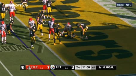 Steelers profitieren von Browns-Fehler