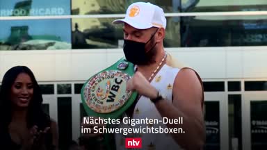 Große Sprüche-Show von Fury und Wilder