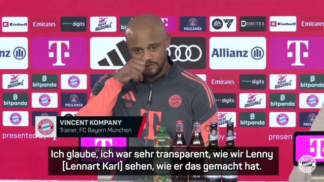 Kompany zu Karl: Geht um "Karriere-Aufbau"