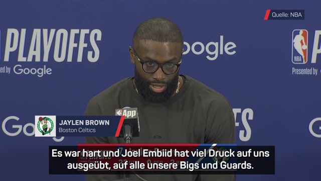 Embiid aufhalten? Brown: "Wir haben alles probiert"