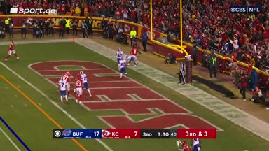 Touchdown! Chiefs halten den Anschluss