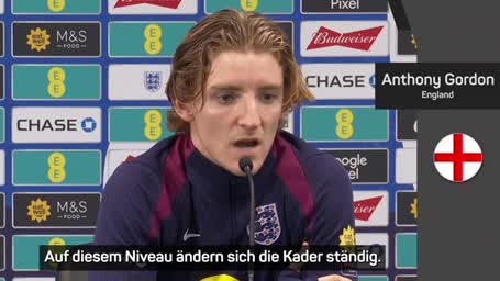 Gordon: "Das ist das Level, auf dem wir uns bewegen"  