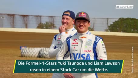 Tsunoda und Lawson rasen um die Wette