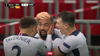 Europa League: Irres Rangers-Tor von der Mittellinie