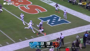 Justin Fields sprintet zum Touchdown