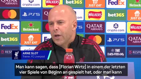 Slot zu Wirtz: "Genau gebracht, was wir erwartet haben"