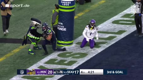 Unglaublicher Catch bringt Seahawks in Führung