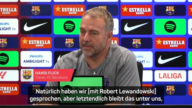 Flick zu Lewandowski: "Haben miteinander gesprochen"
