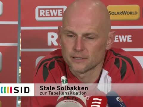Köln-Trainer Solbakken vor dem Spiel gegen den VfB Stuttgart