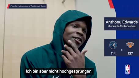 Edwards witzelt über Ex-Kollege Towns Edwards witzelt über Ex-Kollege Towns