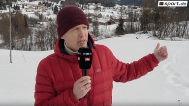 Reporter zeigt Problem-Seilbahn von Olympia