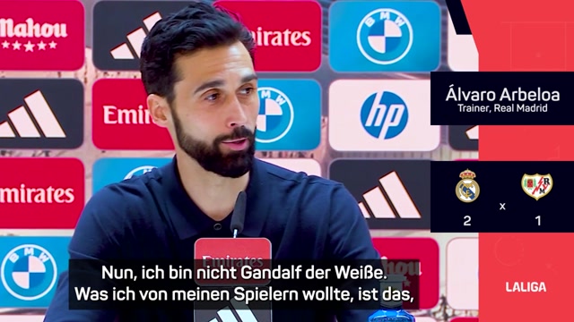 "Gandalf"-Spruch von Real-Trainer Arbeloa "Gandalf"-Spruch von Real-Trainer Arbeloa