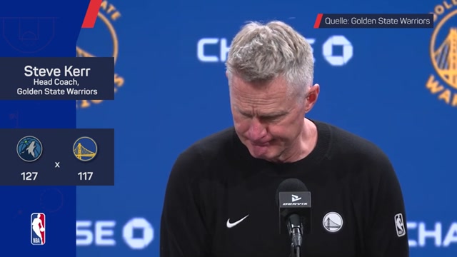Kerr lobt verletzungsgebeutelte Warriors