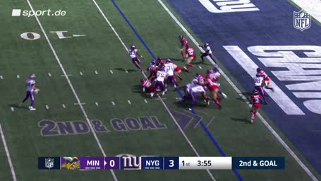 Touchdown! Aaron Jones legt für die Vikings vor