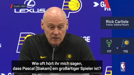 Carlisle zu Siakam vs. Giannis: Zwei der besten Spieler Carlisle zu Siakam vs. Giannis: Zwei der besten Spieler