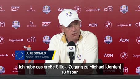 Donald holt sich für Ryder Cup Rat bei Michael Jordan