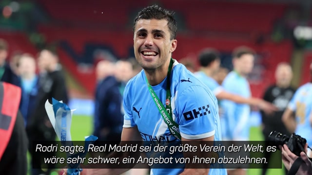 Nach Real-Flirt: Guardiola nicht sauer auf Rodri