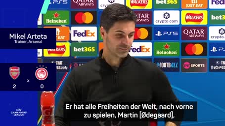 Arteta würdigt Ødegaard-Show: "Phänomenal"