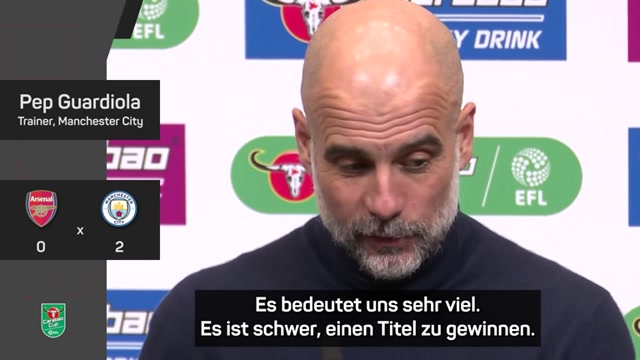 Pep: Ligapokal-Triumph "etwas ganz besonderes"