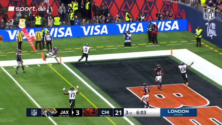 Touchdown! Gabe Davis bringt Jacksonville zurück ins Spiel