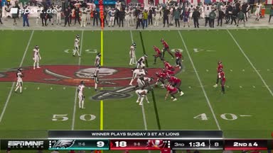 Palmer läuft bei 55-Yard-TD an allen vorbei