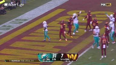 Achane tanzt sich in die Endzone