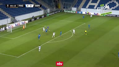 Das 1:4 von KAA Gent gegen die TSG Hoffenheim