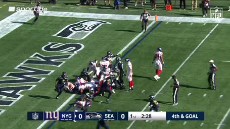 Seahawks-Verteidiger mit irrem Touchdown