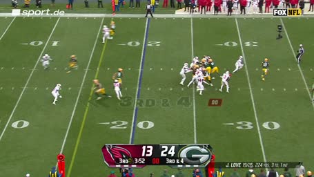 Sensationelles Play der Packers