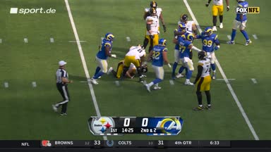 Highlights: Steelers-Defense meldet Rams ab
