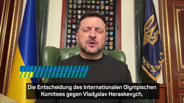 Selenskyj kritisiert IOC-Entscheidung