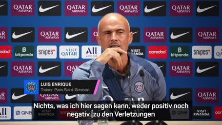 Enrique schweigt zu Verletzungen von Dembélé und Doué
