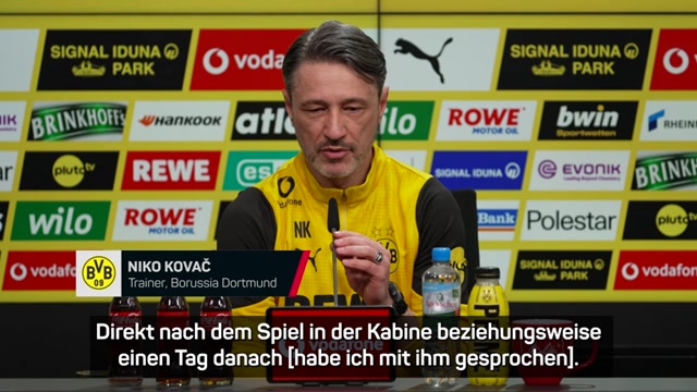 Kovac hofft, dass Schlotterbeck "bald vom Tisch ist"