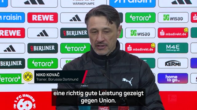 Kovac freut sich über Reaktion des BVB