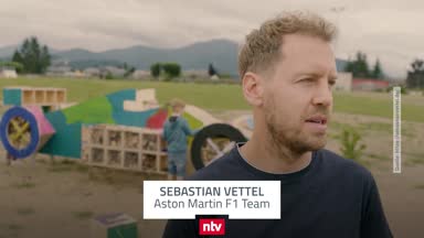Vettel präsentiert sein Bienenhotel