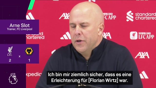 Slot lobt Wirtz: Erstes Tor "eine Erleichterung"