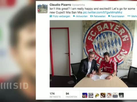 Vertrag verlängert: Pizarro hängt noch ein Jahr dran