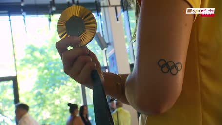 Rauschender Empfang für deutsche Gold-Heldin