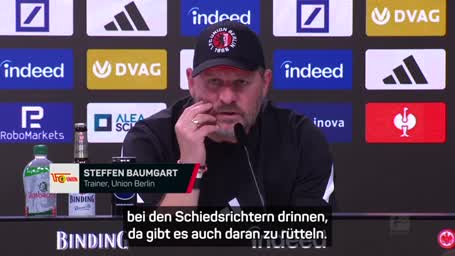 Entschuldigung? Baumgart wird deutlich