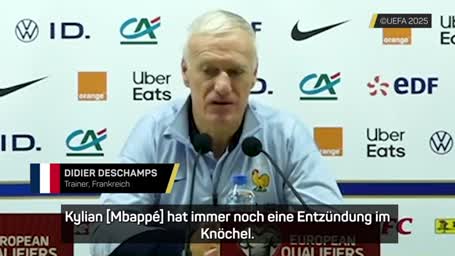 Deschamps geht "kein Risiko" mit Mbappé